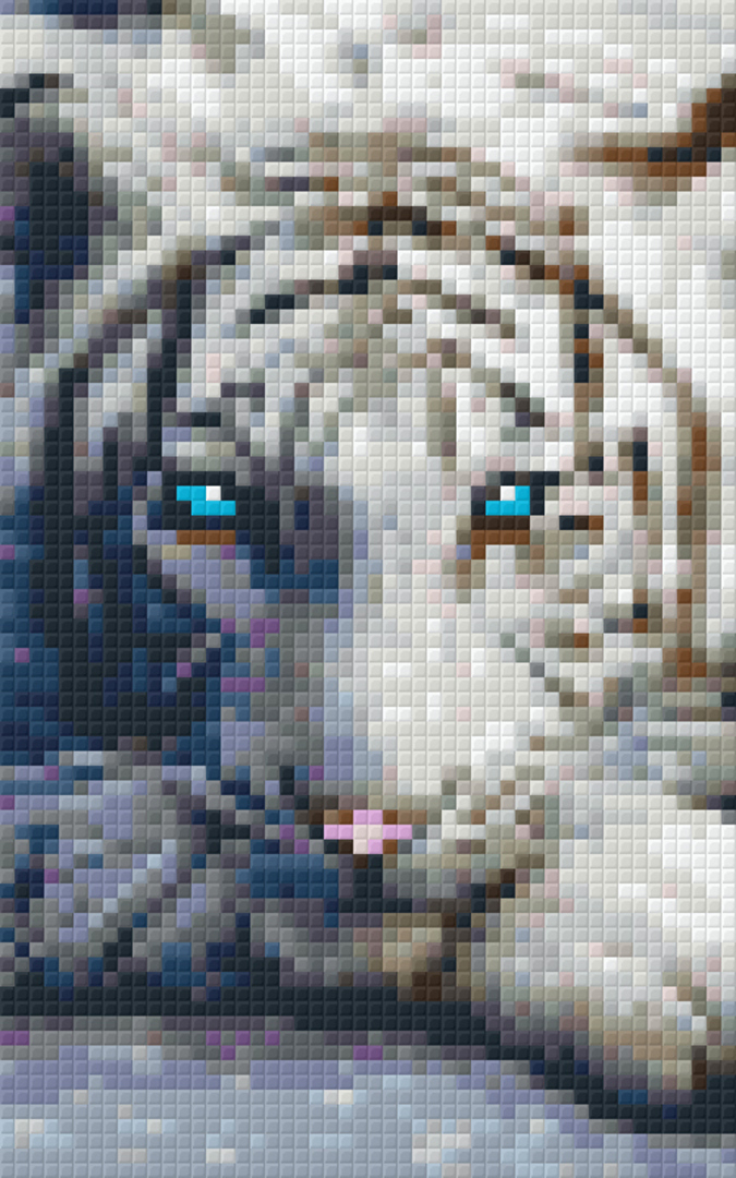 Piercing Eyes Two [2] Baseplate PixelHobby Mini-mosaic Art Kit image 0
